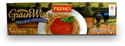 Primo Grainwise Pasta  Primo Whole Wheat Spaghetti  